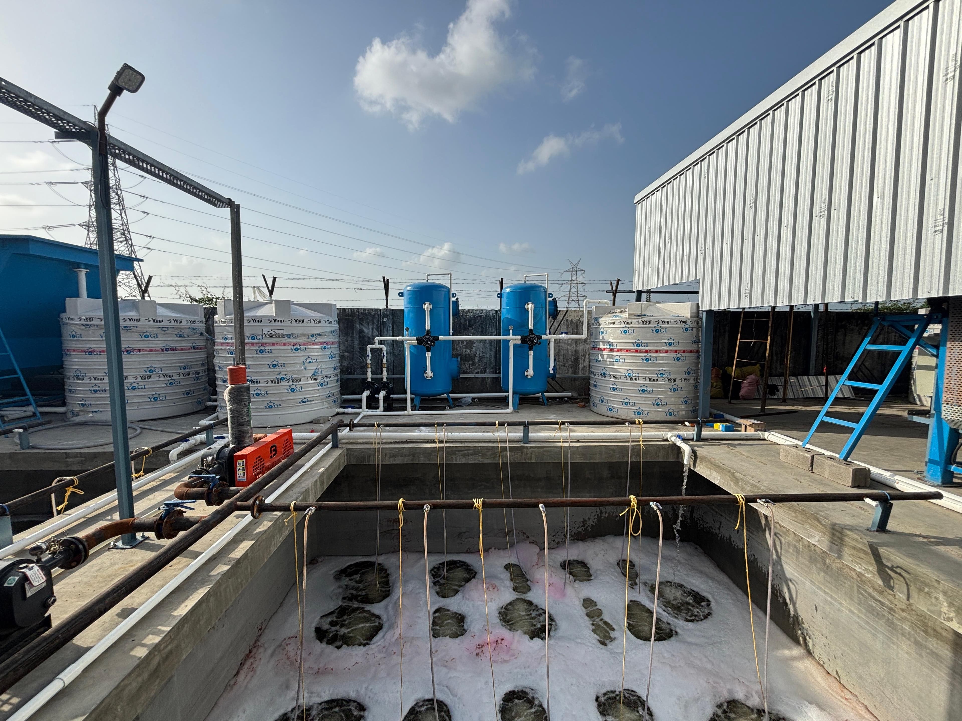 ETP and water recovery installation