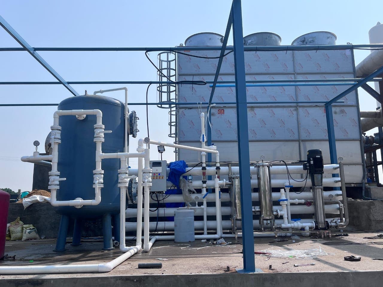 Rooftop RO plant handover