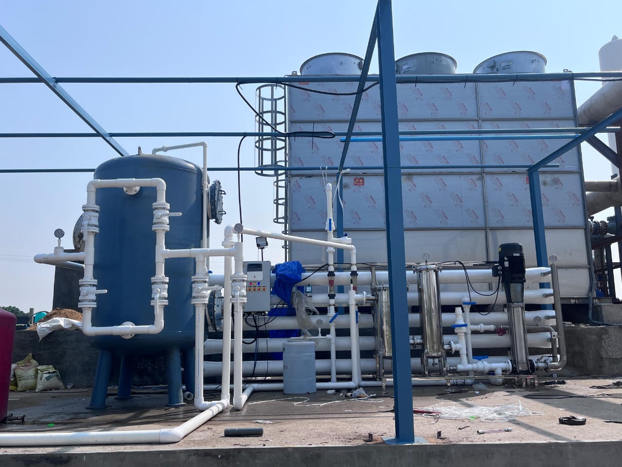 ShriRam Oxyair rooftop RO plant handover